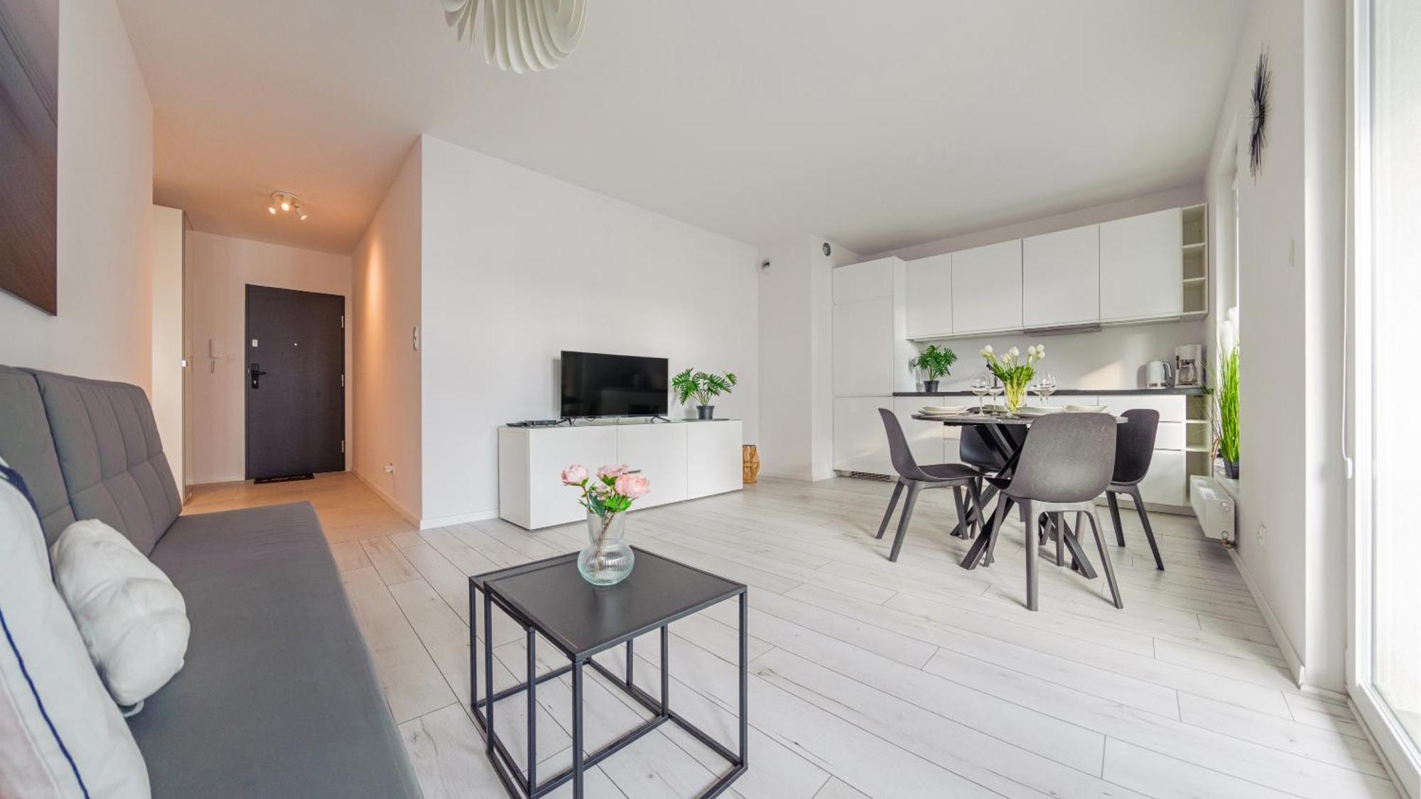 Apartamenty Sun & Snow Przystan Letnica Гданск Екстериор снимка