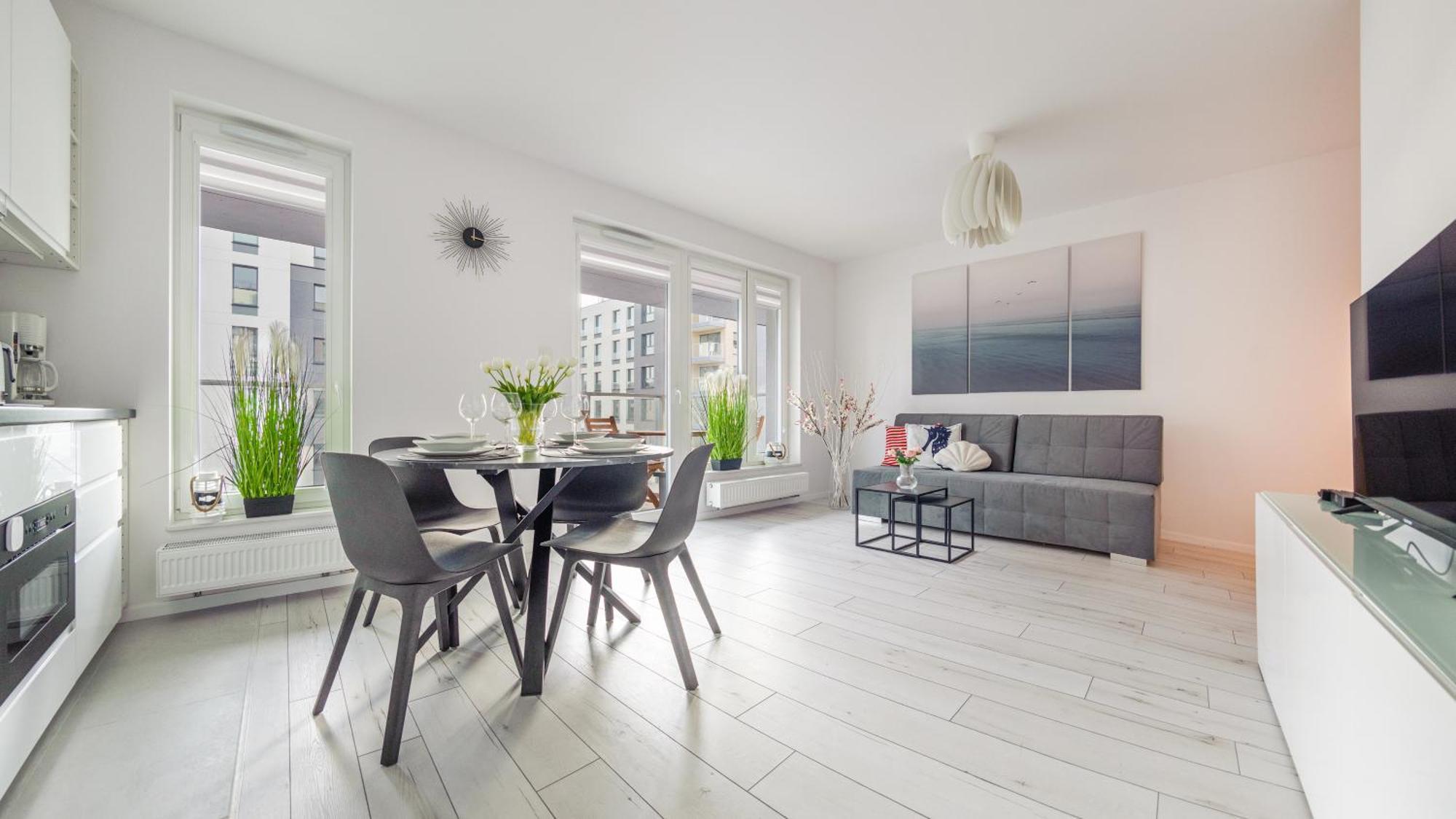 Apartamenty Sun & Snow Przystan Letnica Гданск Екстериор снимка